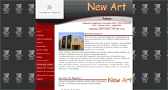 Desktop Screenshot of newart.com.ar