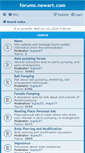 Mobile Screenshot of forums.newart.com